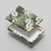 Tongan Kupesi Ngatu Hibiscus Vintage Motif Canvas Wall Art LT9 - Polynesian Pride
