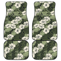 Tongan Kupesi Ngatu Hibiscus Vintage Motif Car Mats LT9 - Polynesian Pride