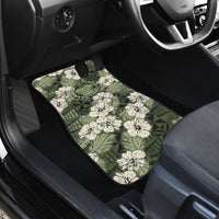 Tongan Kupesi Ngatu Hibiscus Vintage Motif Car Mats LT9 - Polynesian Pride