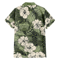 Tongan Kupesi Ngatu Hibiscus Vintage Motif Hawaiian Shirt LT9 - Polynesian Pride