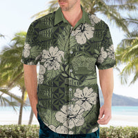 Tongan Kupesi Ngatu Hibiscus Vintage Motif Hawaiian Shirt LT9 - Polynesian Pride