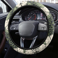Tongan Kupesi Ngatu Hibiscus Vintage Motif Steering Wheel Cover LT9 - Polynesian Pride