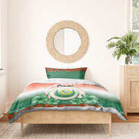 Penama Vanuatu Bedding Set Hibiscus Sand Drawing with Pacific Pattern LT9 - Polynesian Pride