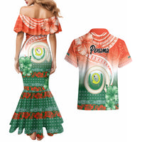 Penama Vanuatu Couples Matching Mermaid Dress and Hawaiian Shirt Hibiscus Sand Drawing with Pacific Pattern LT9 - Polynesian Pride