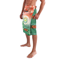 Penama Vanuatu Lavalava Hibiscus Sand Drawing with Pacific Pattern LT9 - Polynesian Pride