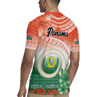 Penama Vanuatu Rugby Jersey Hibiscus Sand Drawing with Pacific Pattern