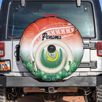 Penama Vanuatu Spare Tire Cover Hibiscus Sand Drawing with Pacific Pattern LT9 Red Art - Polynesian Pride