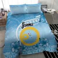Sanma Vanuatu Bedding Set Hibiscus Sand Drawing with Pacific Pattern LT9 - Polynesian Pride