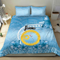 Sanma Vanuatu Bedding Set Hibiscus Sand Drawing with Pacific Pattern LT9 - Polynesian Pride