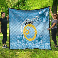 Sanma Vanuatu Quilt Hibiscus Sand Drawing with Pacific Pattern