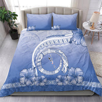 Shefa Vanuatu Bedding Set Hibiscus Sand Drawing with Pacific Pattern LT9 - Polynesian Pride