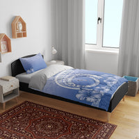 Shefa Vanuatu Bedding Set Hibiscus Sand Drawing with Pacific Pattern LT9 - Polynesian Pride