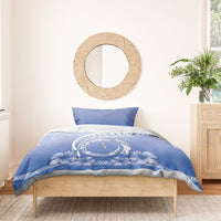 Shefa Vanuatu Bedding Set Hibiscus Sand Drawing with Pacific Pattern LT9 - Polynesian Pride