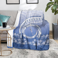 Shefa Vanuatu Blanket Hibiscus Sand Drawing with Pacific Pattern LT9 - Polynesian Pride