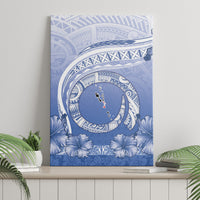 Shefa Vanuatu Canvas Wall Art Hibiscus Sand Drawing with Pacific Pattern LT9 - Polynesian Pride