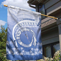 Shefa Vanuatu Garden Flag Hibiscus Sand Drawing with Pacific Pattern LT9 - Polynesian Pride