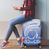 Shefa Vanuatu Luggage Cover Hibiscus Sand Drawing with Pacific Pattern LT9 - Polynesian Pride