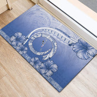 Shefa Vanuatu Rubber Doormat Hibiscus Sand Drawing with Pacific Pattern LT9 - Polynesian Pride