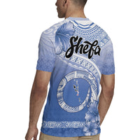 Shefa Vanuatu Rugby Jersey Hibiscus Sand Drawing with Pacific Pattern