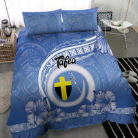 Tafea Vanuatu Bedding Set Hibiscus Sand Drawing with Pacific Pattern LT9 - Polynesian Pride