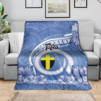 Tafea Vanuatu Blanket Hibiscus Sand Drawing with Pacific Pattern LT9 - Polynesian Pride