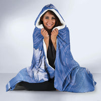 Tafea Vanuatu Hooded Blanket Hibiscus Sand Drawing with Pacific Pattern LT9 - Polynesian Pride