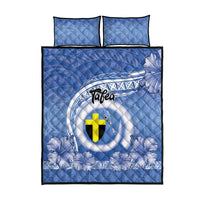 Tafea Vanuatu Quilt Bed Set Hibiscus Sand Drawing with Pacific Pattern LT9 - Polynesian Pride