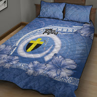Tafea Vanuatu Quilt Bed Set Hibiscus Sand Drawing with Pacific Pattern LT9 - Polynesian Pride