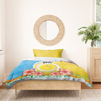 Torba Vanuatu Bedding Set Hibiscus Sand Drawing with Pacific Pattern LT9 - Polynesian Pride