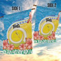 Torba Vanuatu Garden Flag Hibiscus Sand Drawing with Pacific Pattern LT9 - Polynesian Pride