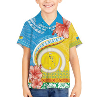Torba Vanuatu Hawaiian Shirt Hibiscus Sand Drawing with Pacific Pattern LT9 - Polynesian Pride