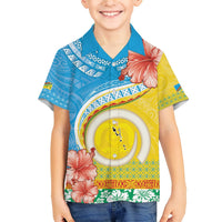 Torba Vanuatu Hawaiian Shirt Hibiscus Sand Drawing with Pacific Pattern LT9 - Polynesian Pride