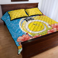 Torba Vanuatu Quilt Bed Set Hibiscus Sand Drawing with Pacific Pattern LT9 - Polynesian Pride