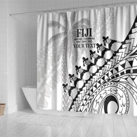 Custom Fiji Rugby Cibi Dance Shower Curtain Create History World Cup Sevens