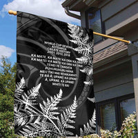 New Zealand Black Fern 7s Garden Flag History World Cup Sevens LT9 - Polynesian Pride