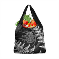 New Zealand Black Fern 7s Grocery Bag History World Cup Sevens LT9 1-pack One Size Black - Polynesian Pride