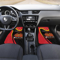 Personalised Papua Niugini Tok Pisin Wik Car Mats LT9 Set 2pcs - Front Red - Polynesian Pride