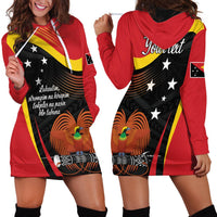 Personalised Papua Niugini Tok Pisin Wik Hoodie Dress LT9 - Polynesian Pride