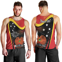 Personalised Papua Niugini Tok Pisin Wik Men Tank Top LT9 - Polynesian Pride