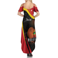 Personalised Papua Niugini Tok Pisin Wik Summer Maxi Dress LT9 - Polynesian Pride