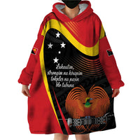 Personalised Papua Niugini Tok Pisin Wik Wearable Blanket Hoodie LT9 - Polynesian Pride