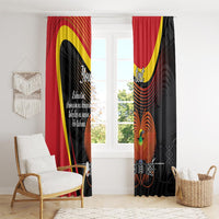 Personalised Papua Niugini Tok Pisin Wik Window Curtain LT9 - Polynesian Pride