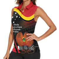 Personalised Papua Niugini Tok Pisin Wik Women Sleeveless Polo Shirt