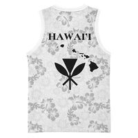 Hawaii Lei Kamehameha Basketball Jersey Ke'oke'o Seamless Pattern Hibiscus Flower