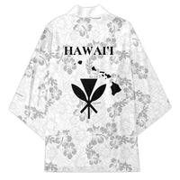 Hawaii Lei Kamehameha Kimono Ke'oke'o Seamless Pattern Hibiscus Flower