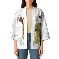 Hawaii Lei Kamehameha Kimono Ke'oke'o Seamless Pattern Hibiscus Flower