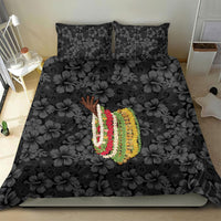 Hawaii Lei Kamehameha Bedding Set Ele'ele Seamless Pattern Hibiscus Flower LT9 - Polynesian Pride