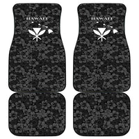 Hawaii Lei Kamehameha Car Mats Ele'ele Seamless Pattern Hibiscus Flower