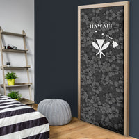 Hawaii Lei Kamehameha Door Cover Ele'ele Seamless Pattern Hibiscus Flower