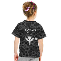 Hawaii Lei Kamehameha Kid T Shirt Ele'ele Seamless Pattern Hibiscus Flower